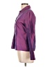 Worthington Color Block Purple Long Sleeve Blouse Size L (petite) - photo 5