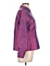 Worthington Color Block Purple Long Sleeve Blouse Size L (petite) - photo 4