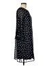 Sandra Darren 100% Polyester Polka Dots Black Casual Dress Size 6 - photo 4