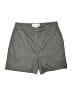 & Trousers Chevron-herringbone Gray Shorts Size 10 - photo 1
