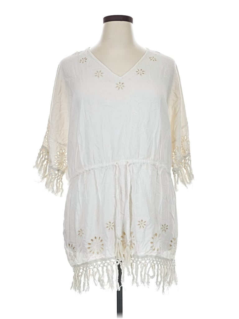 Pre-owned Blue Island Casual Dress In Ivory