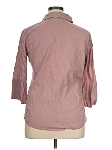 Threads Saks Fifth Avenue 3/4 Sleeve Button-Down Shirt (view 2)
