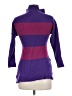 Neiman Marcus Purple 3/4 Sleeve Turtleneck Size M - photo 2