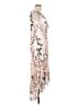 Komarov 100% Polyester Print Ivory Casual Dress Size Lg (3) - photo 4