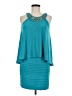 Jackie Jon Teal Cocktail Dress Size 6 - photo 1
