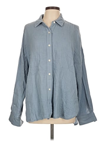 Lou & Grey Long Sleeve Button-Down Shirt (view 1)