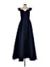Jovani 100% Polyester Blue Cocktail Dress Size 6 - photo 1