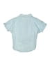 Zara Blue Short Sleeve Button-Down Shirt Size 7 - photo 2