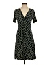 Merona Print Green Casual Dress Size S - photo 1