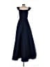Jovani 100% Polyester Blue Cocktail Dress Size 6 - photo 2