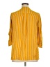 rue21 Stripes Yellow 3/4 Sleeve Blouse Size 1X - photo 2