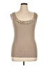 Caslon Tan Sleeveless Top Size XL - photo 1