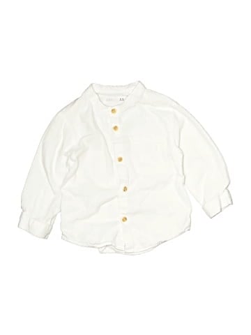 Zara Baby Long Sleeve Button-Down Shirt (view 1)