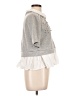 On Twelfth Gray Short Sleeve Blouse Size L - photo 4