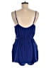 One Clothing 100% Rayon Solid Blue Romper Size M - photo 2
