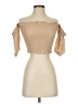Intermix Solid Tan Sleeveless Blouse Size P (petite) - photo 1