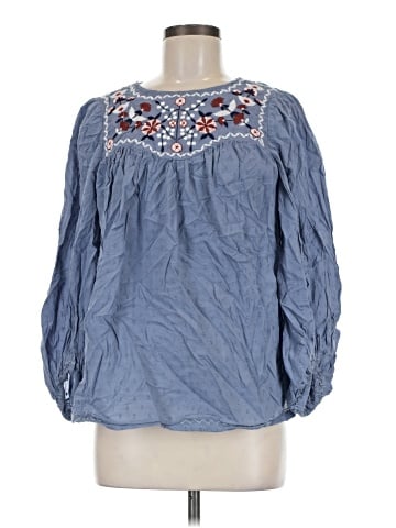 Max Studio 3/4 Sleeve Blouse (view 1)
