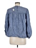 Max Studio Blue 3/4 Sleeve Blouse Size M - photo 2
