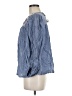 Max Studio Blue 3/4 Sleeve Blouse Size M - photo 5