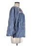 Max Studio Blue 3/4 Sleeve Blouse Size M - photo 4