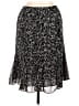 Unbranded 100% Polyester Tweed Black Casual Skirt Size 12 (petite) - photo 2