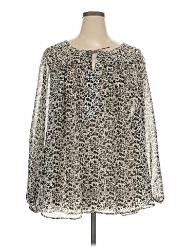 Daisy Fuentes Long Sleeve Blouse (view 1)