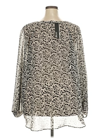 Daisy Fuentes Long Sleeve Blouse (view 2)