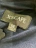 Xscape 100% Nylon Black Cocktail Dress Size 14 - photo 4