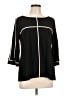 Alfani Black 3/4 Sleeve Blouse Size L (petite) - photo 1