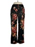 Popyoung Floral Black Casual Pants Size XL - photo 1