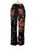Popyoung Floral Black Casual Pants Size XL - photo 2