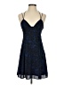 Express 100% Polyester Paisley Blue Cocktail Dress Size 4 - photo 1