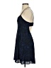 Express 100% Polyester Paisley Blue Cocktail Dress Size 4 - photo 5