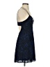 Express 100% Polyester Paisley Blue Cocktail Dress Size 4 - photo 4