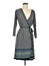 Max Studio Print Gray Casual Dress Size M - photo 1