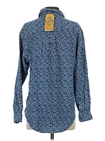 Lemon Grass Long Sleeve Button-Down Shirt (view 2)