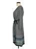 Max Studio Print Gray Casual Dress Size M - photo 5