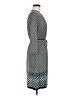 Max Studio Print Gray Casual Dress Size M - photo 4
