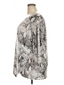 Jennifer Lopez Silver 3/4 Sleeve Blouse Size 3X - photo 5