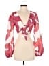 Luxxel 100% Polyester Pink 3/4 Sleeve Blouse Size S - photo 1