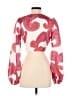 Luxxel 100% Polyester Pink 3/4 Sleeve Blouse Size S - photo 2