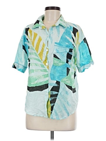 Stars Above Short Sleeve Button-Down Shirt (view 1)