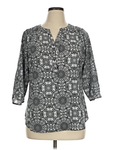 Croft & Barrow 3/4 Sleeve Blouse (view 1)