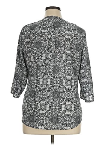 Croft & Barrow 3/4 Sleeve Blouse (view 2)