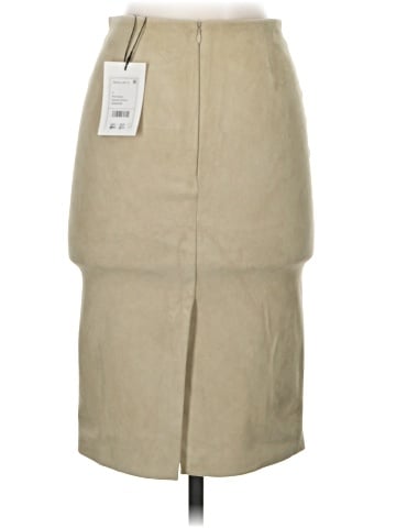 Theory Faux Leather Skirt (view 2)