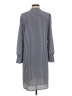 Ann Taylor LOFT 100% Polyester Gray Casual Dress Size S - photo 2