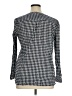 Talbots Outlet Houndstooth Black Long Sleeve Blouse Size XL - photo 2