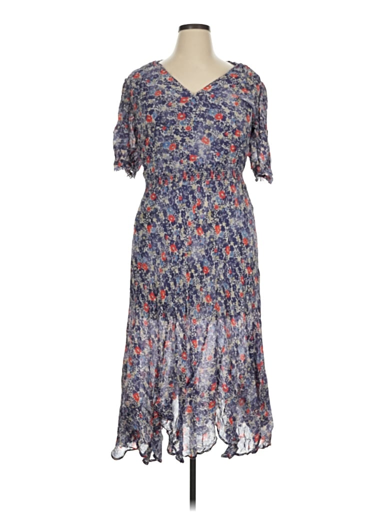 Pre-owned Polo By Ralph Lauren Casual Dress In Blue