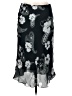 Jonathan Martin 100% Polyester Print Black Casual Skirt Size M - photo 1