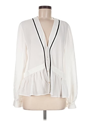 Topshop Long Sleeve Blouse (view 1)